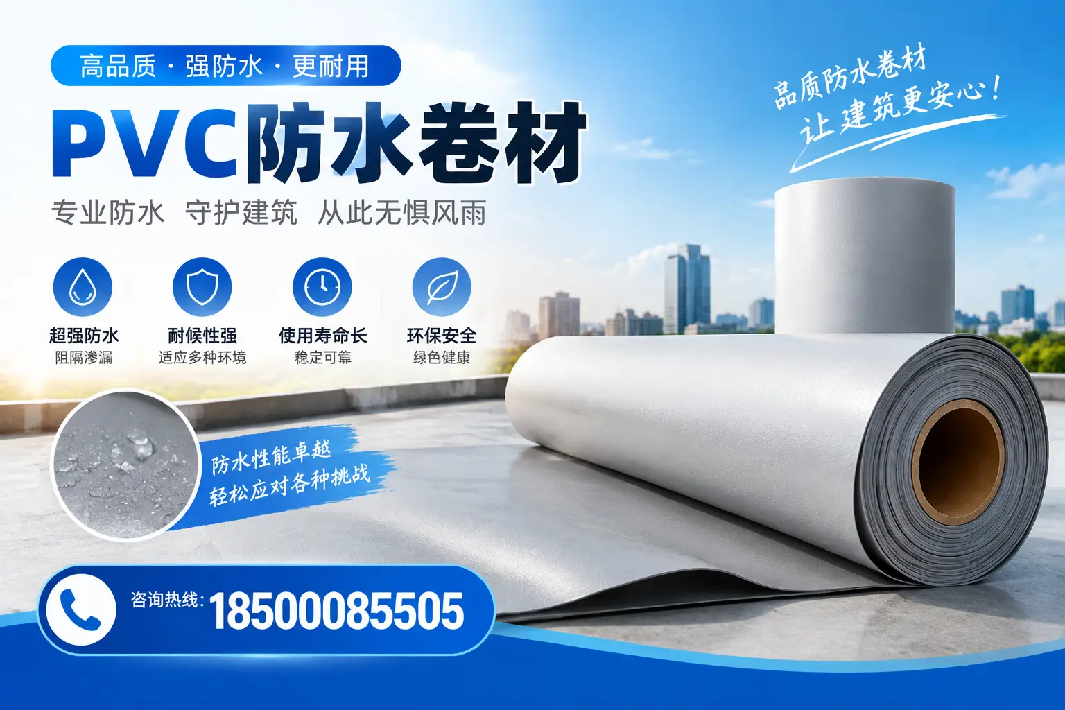 如何选择高质量的PVC防水卷材?雅安消费者必看指南